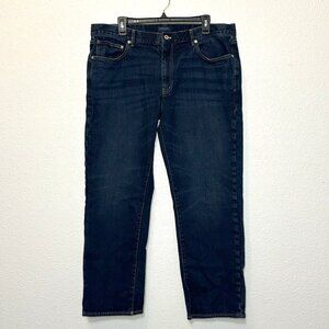 Proper Cloth men's dark wash jeans
